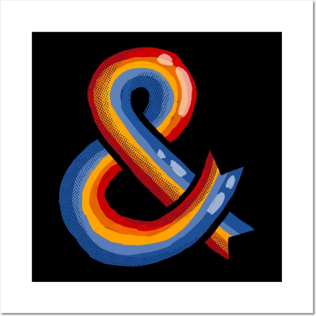 Ampersand Wall Art by Tania Tania